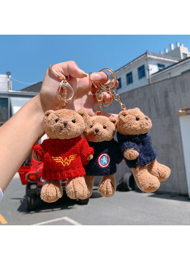 Plush Dolls/toys Cute Cuddly Stuffed Animals For Kids' Playtime Fun-Color:Superman Navy Blue-Height:13cm - Image 5
